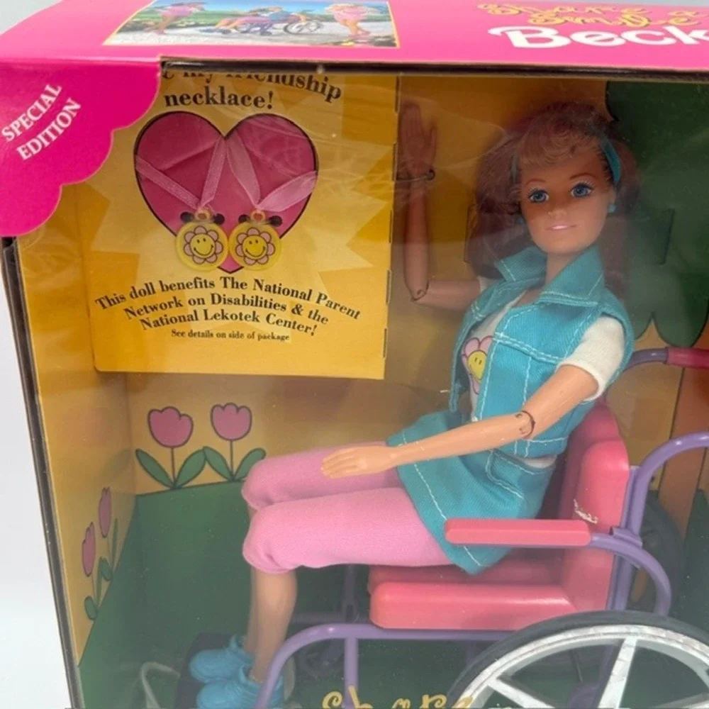 Mattel Share a Smile Becky Doll Wheelchair Special Edition 1996 NIB 15761